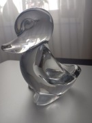 Vintage Art Glass Duck France - figurka 