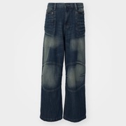 Uniseks spodnie jeansowe Denim Biker Jeans Jaded London jeansy Relaxed Fit