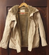 ZARA śliczna beżowa kurtka dla dziewczynki 13/14 164 cm stan bdb!