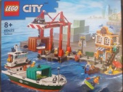 LEGO City 60422 Nadmorski port ze statkiem towarowym