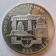 10 marek 1993 F Niemcy 1000 lat miasta Poczdam   Srebro 0,625 waga 15,5