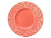 Talerz deserowy Prążki Koral Florina 22 cm
