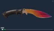 Nóż kukri | Gradient CS2 KOSA