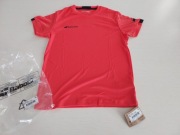 Babolat Boys Play Crew Neck - fiesta red do tenisa