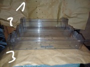 Boczna półka balkonik do lodówki Sharp 