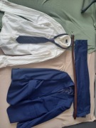 Garnitur Lavard + koszula + krawat + pasek