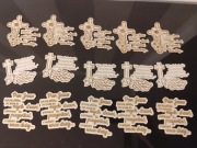 Tekturka modlitwa napis komunia 