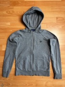 Fred Perry Hoodie Zip Szara Bluza Damska XS Vintage Streetwear