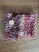 KOMIN szal CHUSTA ręcznie robiona 