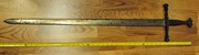 Stara replika miecz Carlos V Toledo Spain stal 102cm