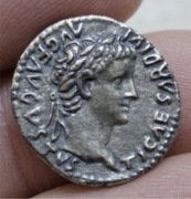 Moneta Denar Tyberiusz 
