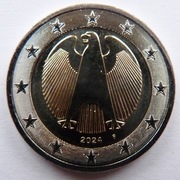 NIEMCY 2024 A,F,G lub J  2 EURO OBIEGOWE  MENNICZE !!!!!!!!!!!!!