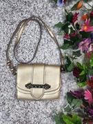 Torebka Parfois w kolorze złotym z lnianą podszewką crossbody listonoszka