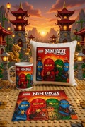 Lego ninjago klocki prezent dla dziecka lub fana Poduszka kubek puzzle