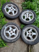 felgi aluminiowe 14" OZ 4X100 + opony Nokian Wetproof letnie