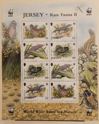 W. Brytania ( JERSEY) 2004  Mi 1143-6  ptak owady  arkusz idealny