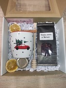 MINI BOX dla Niej zestaw prezentowy kubek prezent święta auto choinka