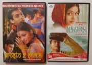 Bollywood DVD 2szt.: Prosto z serca, Miłosne kłamstwa Aishwarya Rai, Devgan