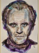 portret akwarela