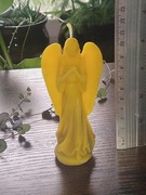 Anioł świeca z wosku pszczelego