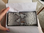 Portfel damski - imitacja skóry węża