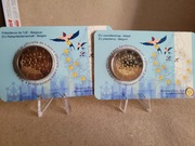 Zestaw 2 euro Belgia 2024: Prezydencja 2CC - fran i hol wysyłka gratis