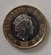 Wielka Brytania 1 funt, 2016, moneta obiegowa 