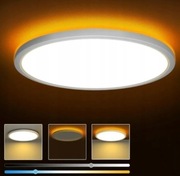 Slochi Lampa sufitowa LED 24 W plafon 30 cm Brak Pilota Zdalnego Sterowania