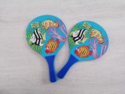 rakietki paletki drewniane do tenisa plażowego