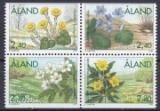 Flora kwiaty Wyspy Alandzkie 1997 czyste **
