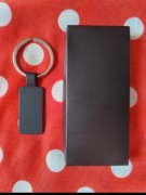 NOWY breloczek do kluczyków auta czarny matowy na prezent bryloczek metal