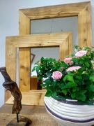 Lustro- Rama ze starego drewna 