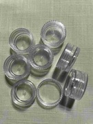 Przezroczyste plastikowe pojemniki 5G -10 sztuk