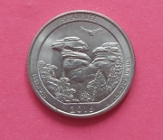 1/4 dolara 25 cent Quarter Dollar 2016 USA Park Narodowy Shawnee Illinois P