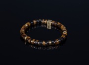 Bransoletka męska z kamieni naturalnych 