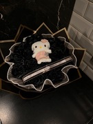 Wieczne róże ręcznie robione bukiet 17 czarnych róż 