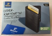 TCHIBO - skórzane etui na karty płatnicze i nie tylko