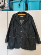 Ulla Popken kurtka katana marynarkowa jeansowa 52/54