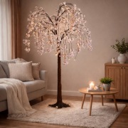 Nowe dekoracyjne drzewko led wiśni lampa lampka różowe 180cm 1,8m