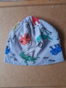 Czapka wiosenna w dinozaury czapeczka dla chłopców