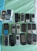 Kolekcja zabytkowych telefonów komórkowych  