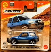 Matchbox 2026 1997 TOYOTA RAV4 OFF ROAD 33/125 JHN57 Nowość 1:64