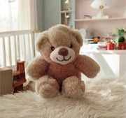 Śliczny słodki pluszowy puszysty miś maskotka pluszak beżowy mięciutki nowy