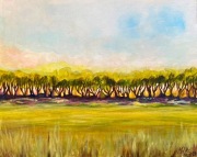 Obraz na płótnie 30 x 40 x 1,5cm krajobraz letni naturalne kolory do oprawy