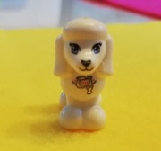 Lego friends pudelek biały figurka 