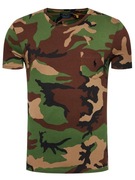 POLO RALPH LAUREN Camo Print Pocket T-shirt Custom Slim Fit koszulka M