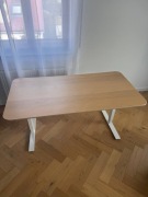 Biurko z regulacją wysokości IKEA (TROTTEN) + blat IKEA (BEKANT)