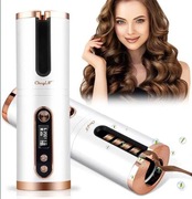 CkeyiN bezprzewodowa lokówka do włosów, ładowana przez USB.