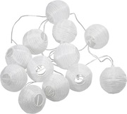 Lampiony LED białe