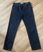 Spodnie męskie dżinsy elast Brax W33/L36 granat 45zł